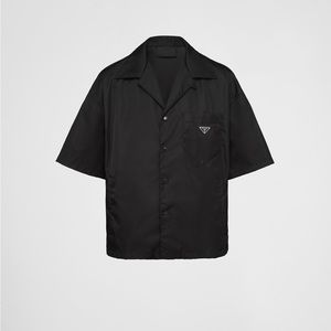 Mens Prada Re-Nylon Short Sleeved Shirt